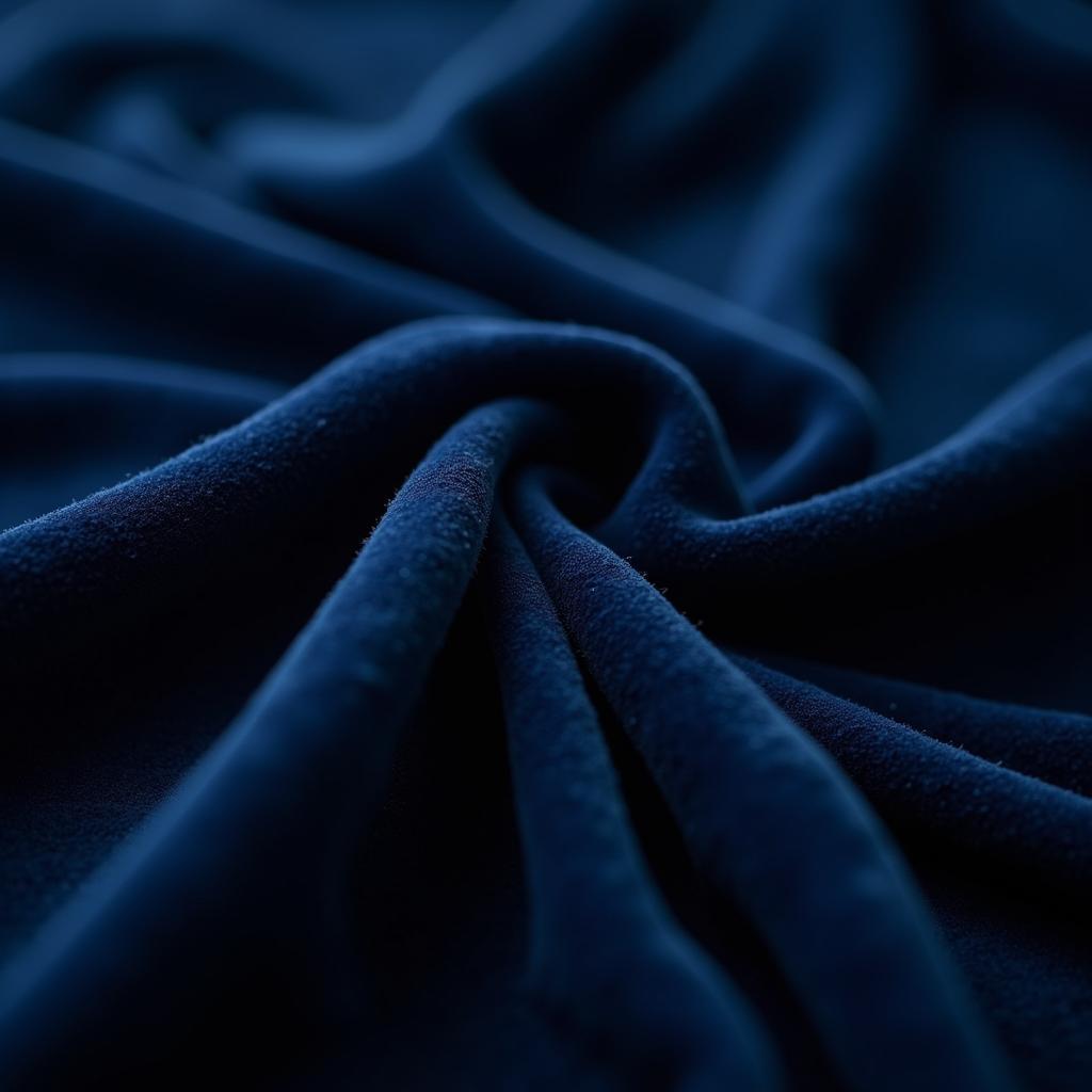 cận cảnh chất liệu vải nhung mềm mại với bề mặt óng ả sang trọng đặc trưng