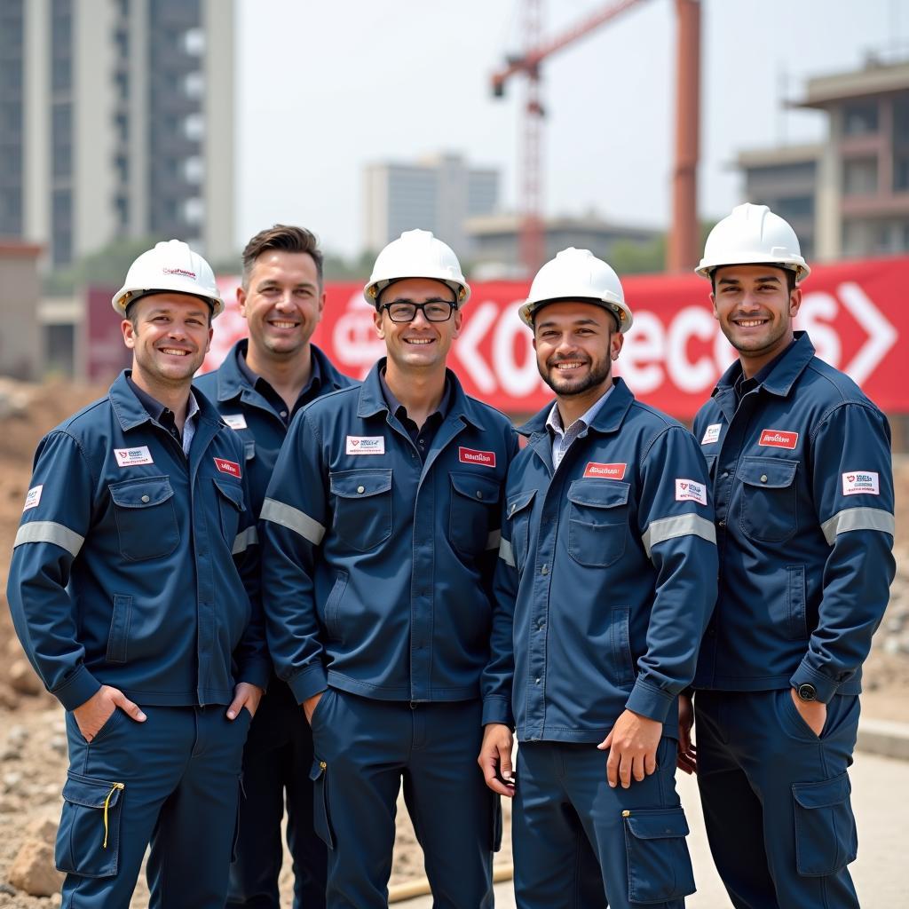 Đồng phục công nhân MenDe khách hàng Coteccons