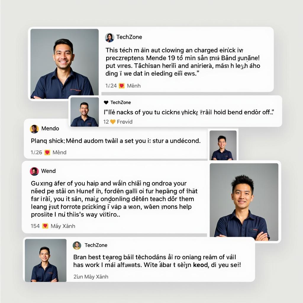 dong phuc mende feedback khach hang dien thoai