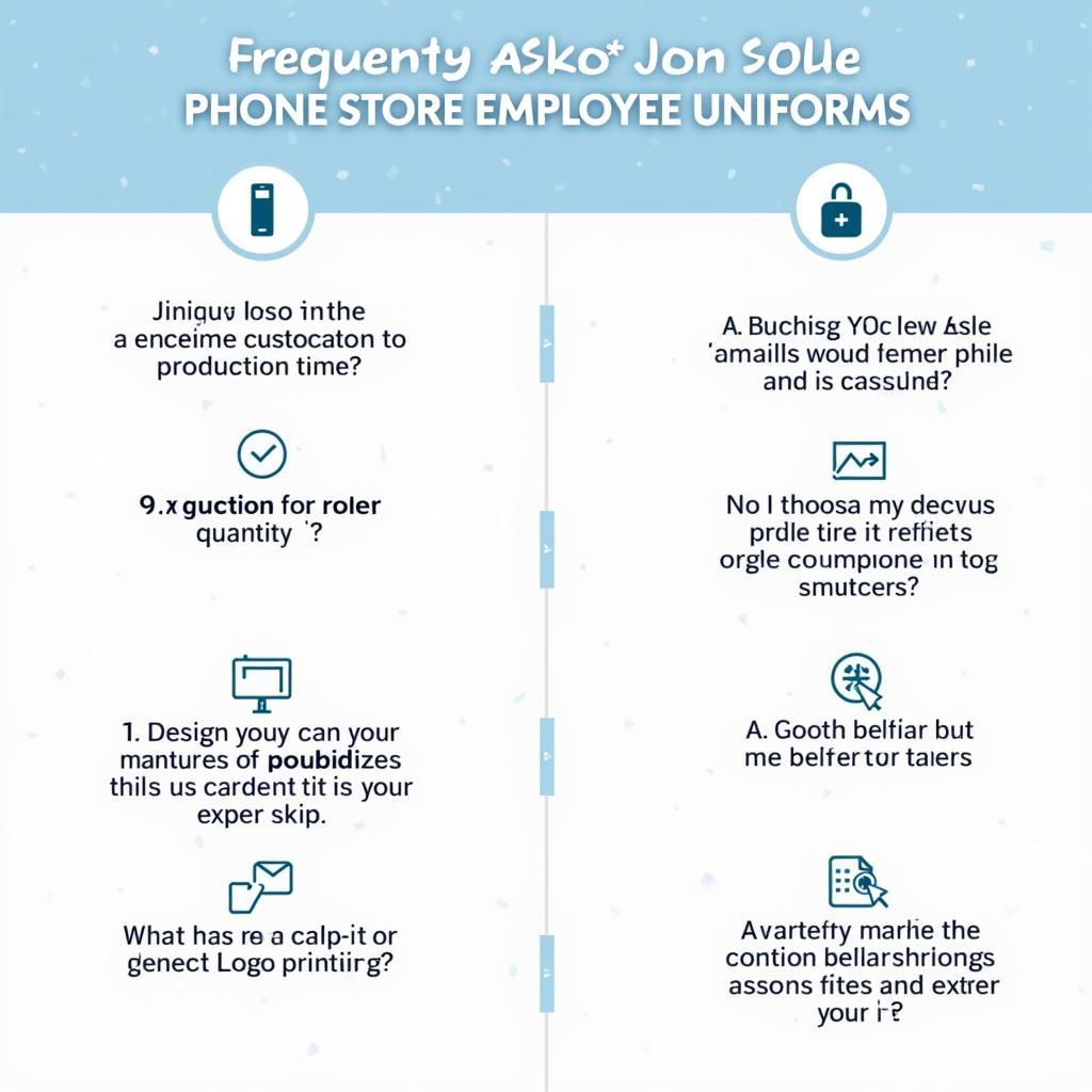 faq dong phuc nhan vien cua hang dien thoai