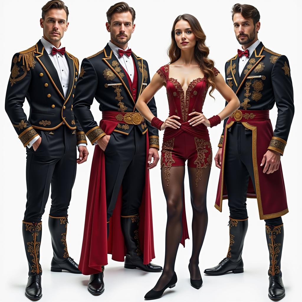 Hinh anh dong phuc bieu dien san khau do mende san xuat, chat luong cao, uy tin