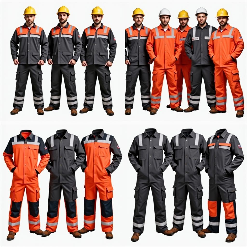 hinh anh dong phuc cong nhan xay dung thuc te do mende san xuat