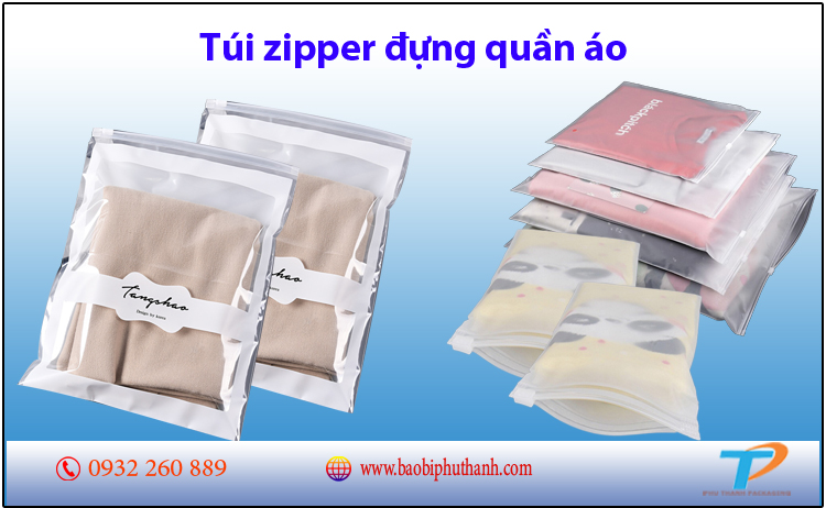 Túi Zipper Đựng Quần Áo