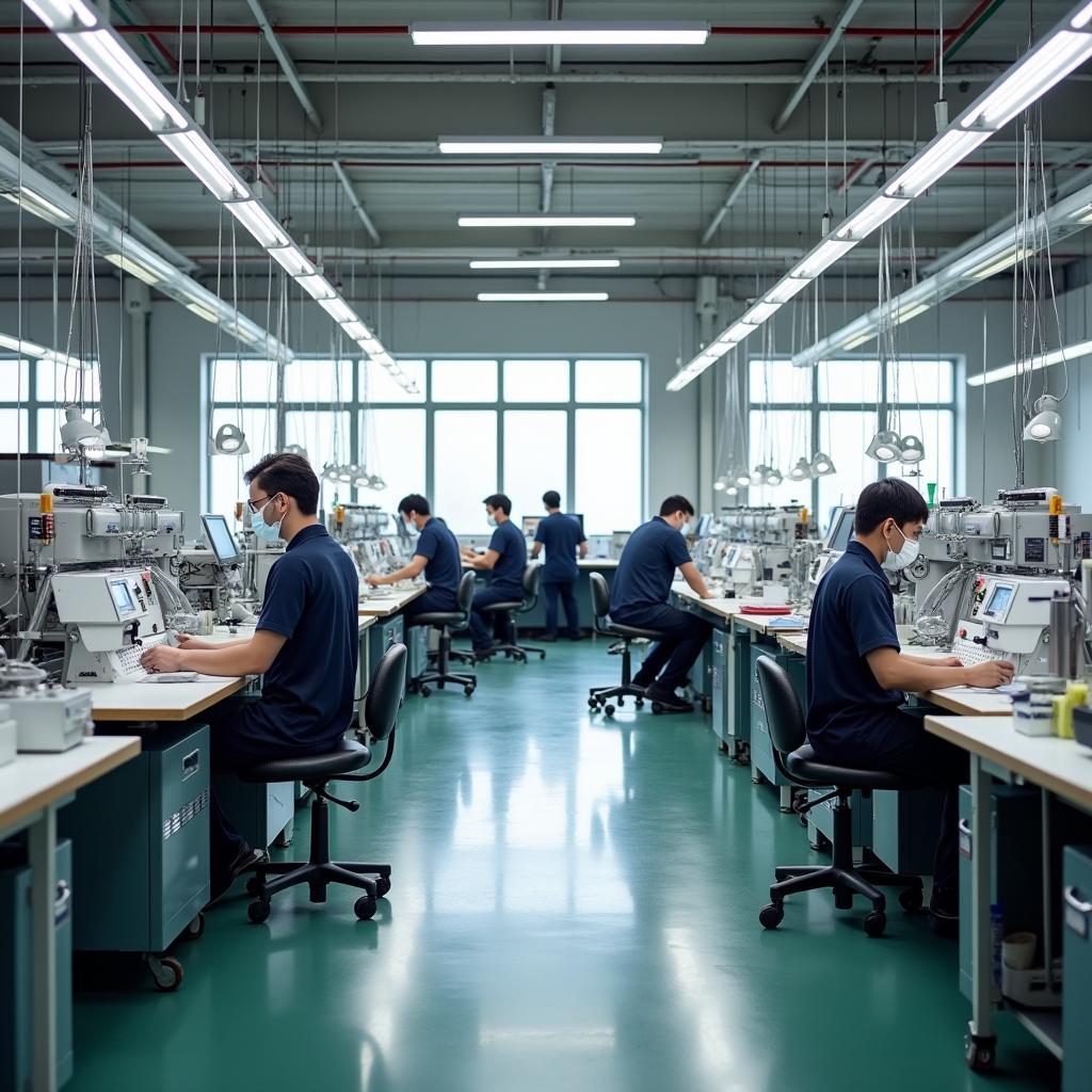 Xuong may dong phuc bieu dien san khau mende, hien dai, chuyen nghiep