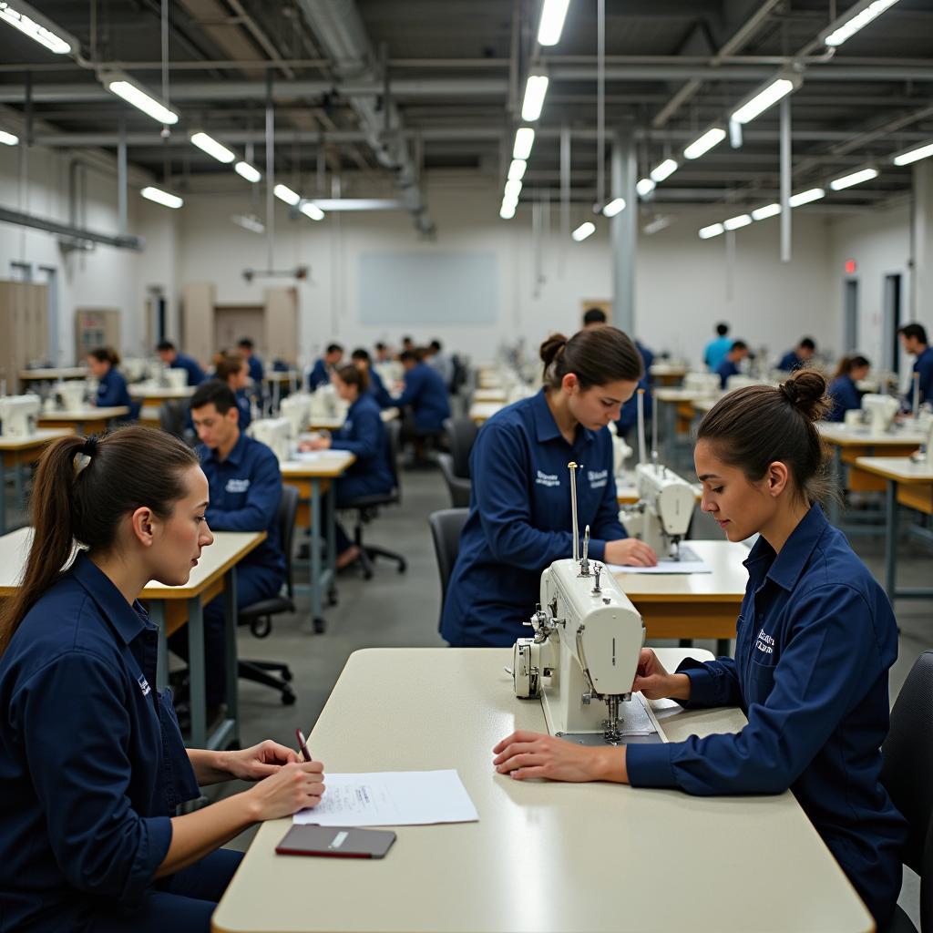 Xưởng may đồng phục trạm xăng MenDe chất lượng